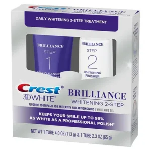 Crest 3D White Brilliance 2 Step Toothpaste