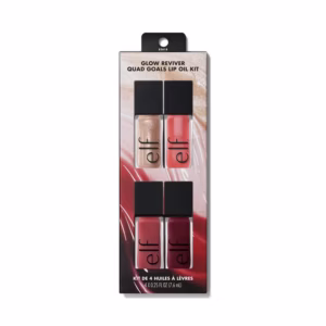 Elf Cosmetics Glow Reviver Quad Goals Lip Oil Kit