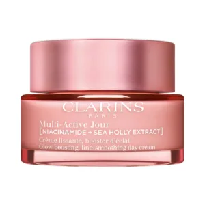 Clarins Multi-Active Day Moisturizer for Lines, Pores, Glow with Niacinamide