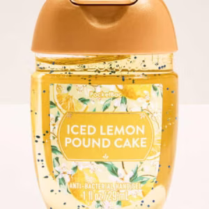 Bath & Body Works Iced Lemon Pound Cake PocketBac Hand Sanitizer