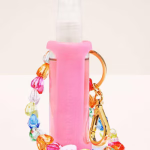 Bath & Body Works Pink Wristlet Hand Sanitizer Spray Holder