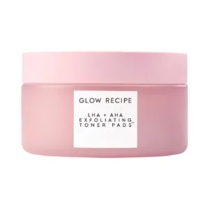 Glow Recipe LHA + AHA Korean Watermelon Toner Pads for Hydration and Gentle Exfoliation