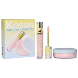Kosas  Brighten & Blur Set - Color Corrector + Loose Setting Powder Face Set