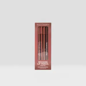 Beauty Creations Wooden Lip Pencil 6 Pc Set