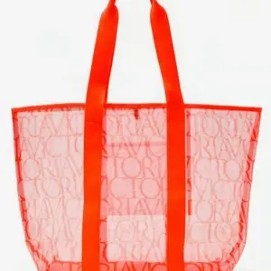 VICTORIA'S SECRET Mesh Large Beach Tote Orange