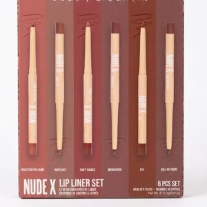Beauty Creations Nude X Lip Liner Set (6 Pieces)