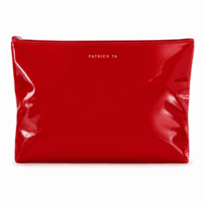 PATRICK TA Strawberry Puffer Clutch