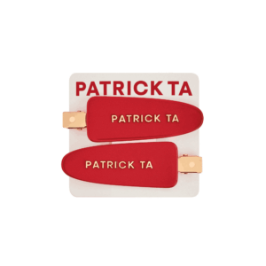 PATRICK TA STRAWBERRY CREASELESS HAIR CLIPS