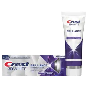 Crest 3D White Brilliance Toothpaste - Luminous Purple