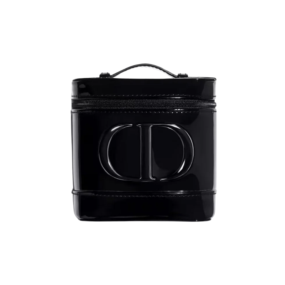 DIORBeautyBlackTopHandleVanityCase